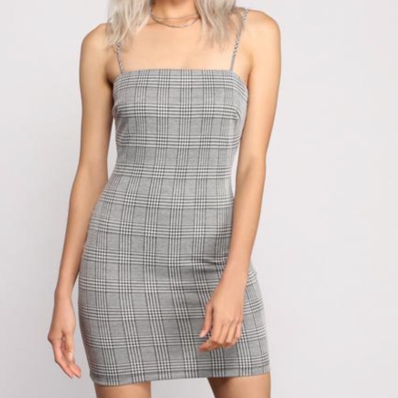 Plaid Mini Dress - Picture 1 of 2